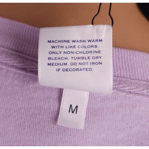 Noah NYC Pocket Long Sleeve T-Shirt Size M Womens Purple Tee - Picture 13 of 16